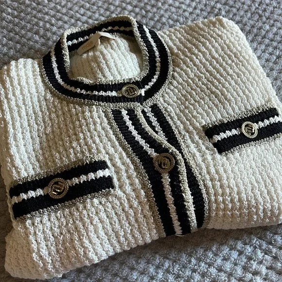 Maje white cardigan - Picture 2 of 14